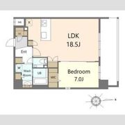 S-RESIDENCE大手門awesomeの間取り画像