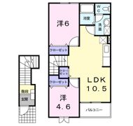 シエーヌ花梨の間取り画像