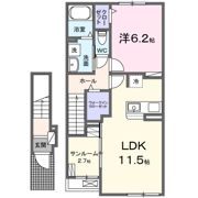 ソラリスBの間取り画像