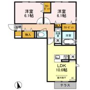 ヴィラ川口南町の間取り画像