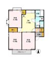 リヴェール高沢 A/Bの間取り画像