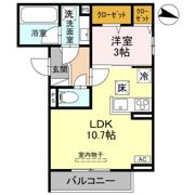D-ROOM南笹口の間取り画像