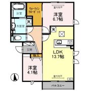 サンク・カルティエの間取り画像