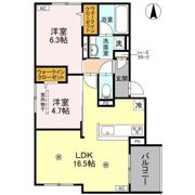 D-residence南茨木の間取り画像