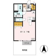 キャメロット飾磨 Aの間取り画像