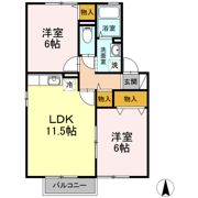 エステート21 A棟の間取り画像
