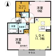 ショコラ Ⅱの間取り画像