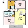 ショコラ Ⅱの間取り画像