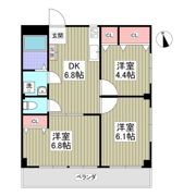 第五山中マンションの間取り画像