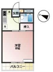 コーポモビリエ2号館の間取り画像