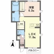 アヴニール愛子Cの間取り画像