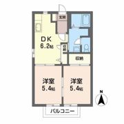 御蔵ガーデンシティ Bの間取り画像