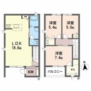 メゾンセレス Aの間取り画像
