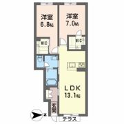 シャーメゾン ベル ソレイユの間取り画像