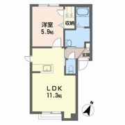 ヴィラージュBの間取り画像