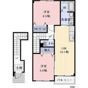 イーストサイドフジの間取り画像