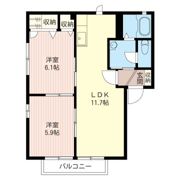 メゾントレゾールの間取り画像