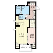 あおばコンフォートの間取り画像