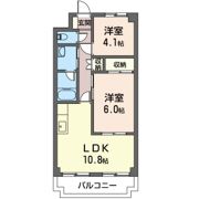 下鶴間ホームズの間取り画像
