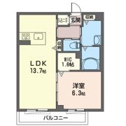 ウェスタージュの間取り画像