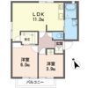 ヴィレッジ グローリー Bの間取り画像