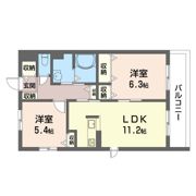 ベレオ南海神の間取り画像