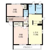 ティーズハウスBの間取り画像