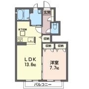 メゾンラフォーレAの間取り画像