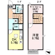 ダンデライオン Cの間取り画像
