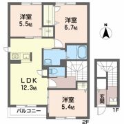 メゾンシュクルの間取り画像
