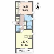 サザンシティ・クオレールの間取り画像