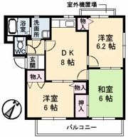 カプリス戸坂中町の間取り画像