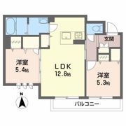 ベレオ南矢三の間取り画像