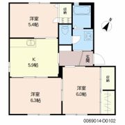 レガート外町 D棟の間取り画像