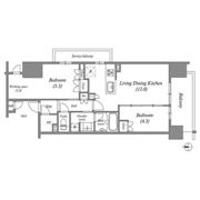 オーパスレジデンス名古屋ステーションの間取り画像