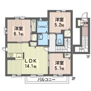 シャーメゾンフルール Aの間取り画像
