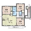 シャーメゾンフルール Aの間取り画像