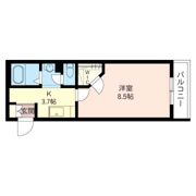 SUN LEAVES 武蔵中原の間取り画像