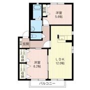 エミネンスコートAの間取り画像