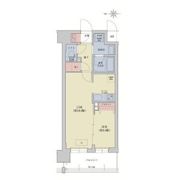 リシュドール梅小路の間取り画像