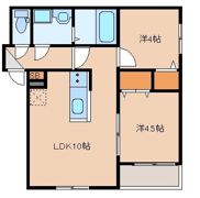 ベルシア箱崎の間取り画像