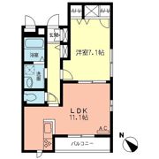 グリーンヒル橋本Fの間取り画像