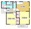 フジハイツB棟の間取り画像