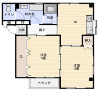 ルナパレスの間取り画像