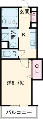 イトーピアホーム近大前の間取り画像