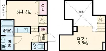 Y'sスクエア三里町の間取り画像