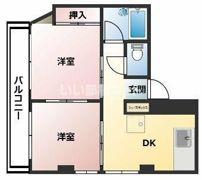 タキーハイツの間取り画像