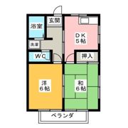 真中アパートの間取り画像
