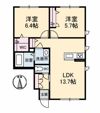 テラスコート船穂 A棟の間取り画像