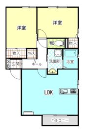 ミレニアムK2 Bの間取り画像
